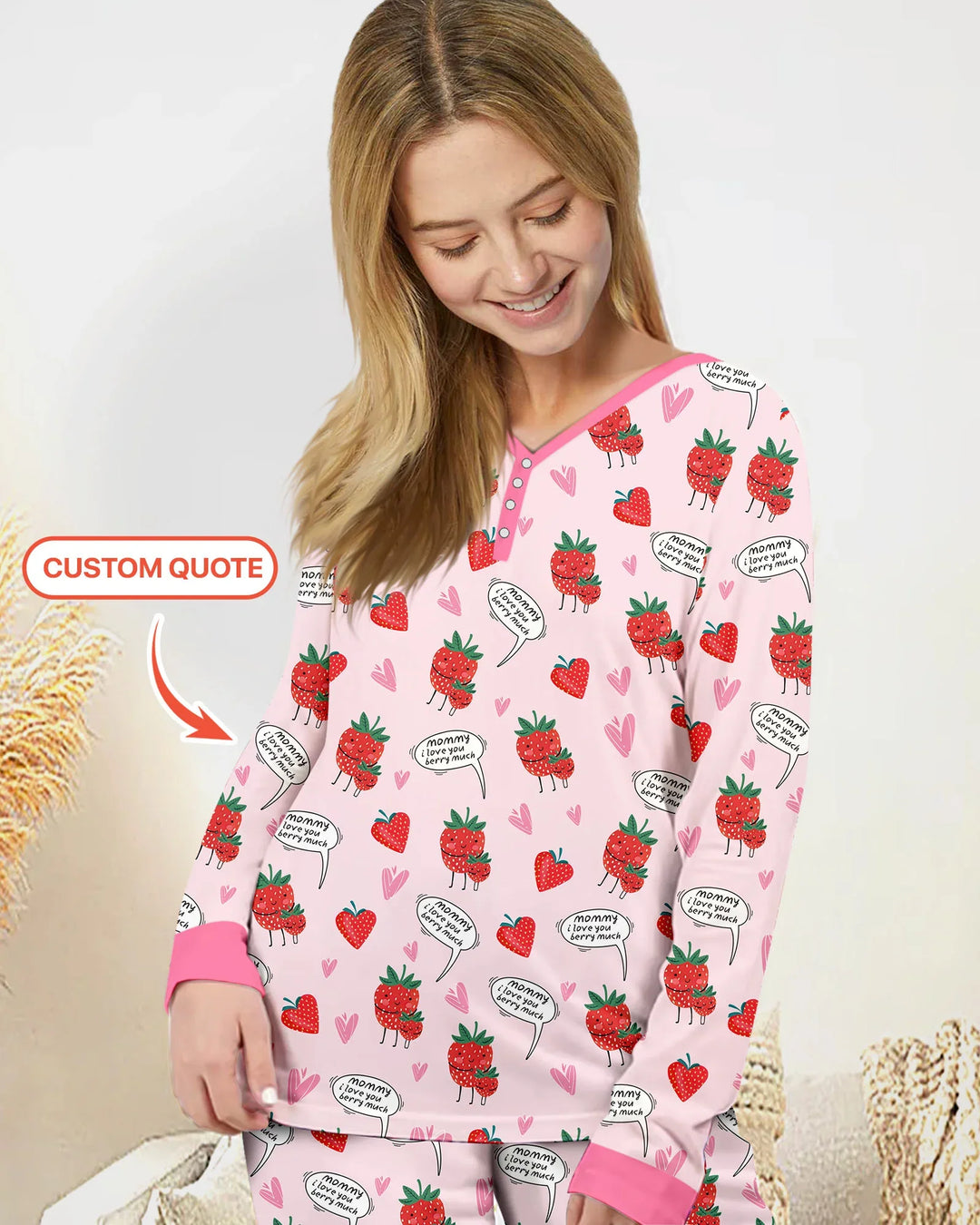 I love you berry much Women Pajama Set