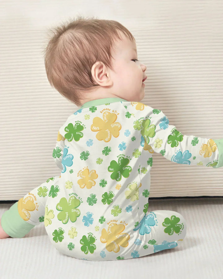 Shamrocks Print St. Patrick's Day Convertible Zippy