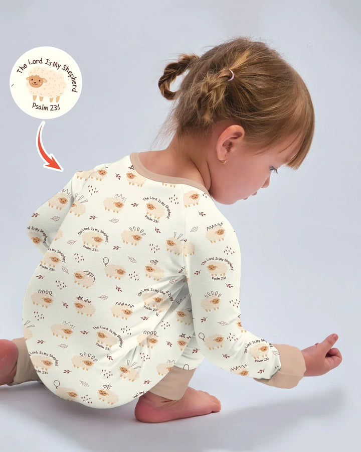 Gerippte Babykleidung mit individuellem Foto - Weich &amp; Skizzenhaft