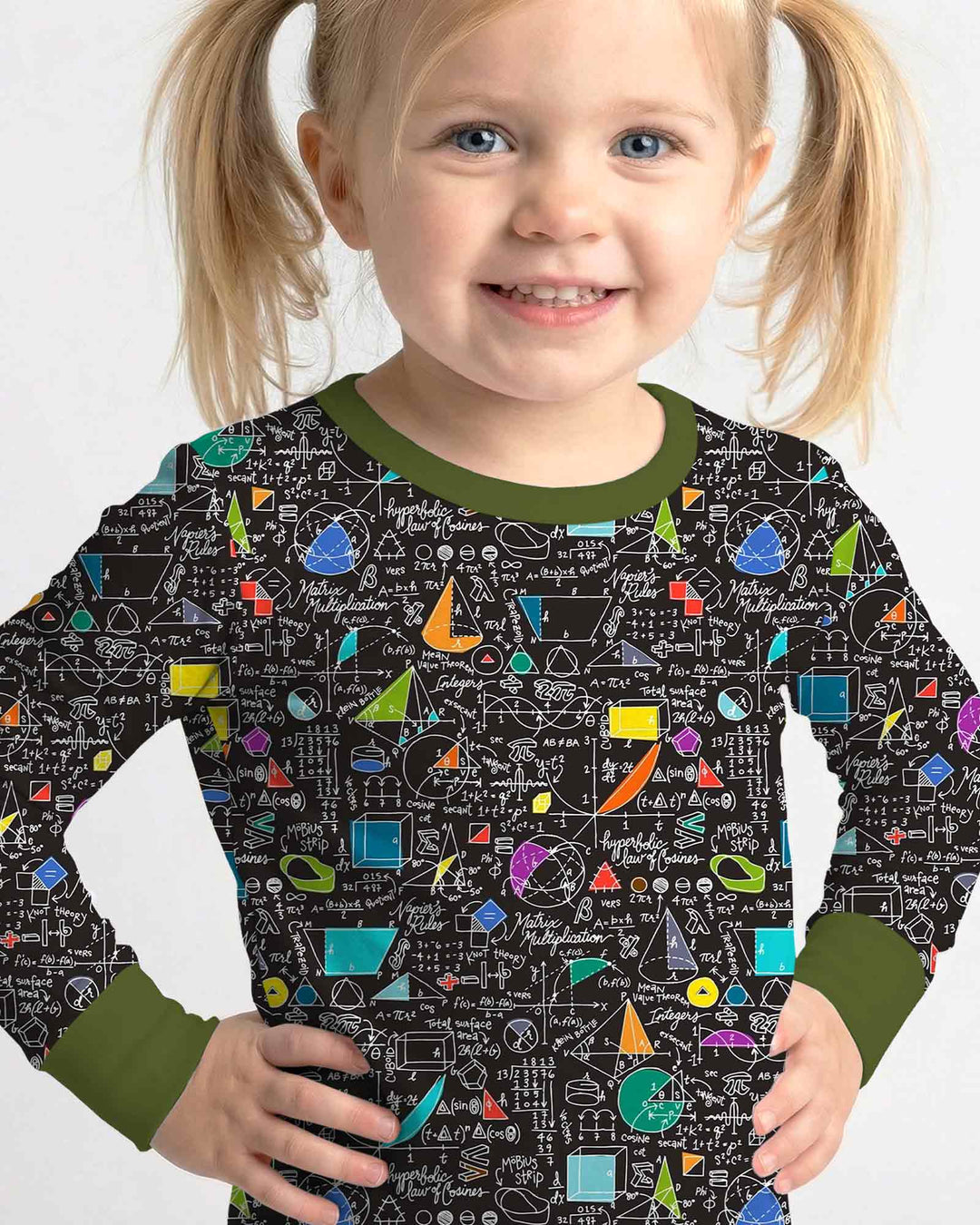 STEM Sketchbook Bamboo Two Piece Long Sleeve Pajama Set