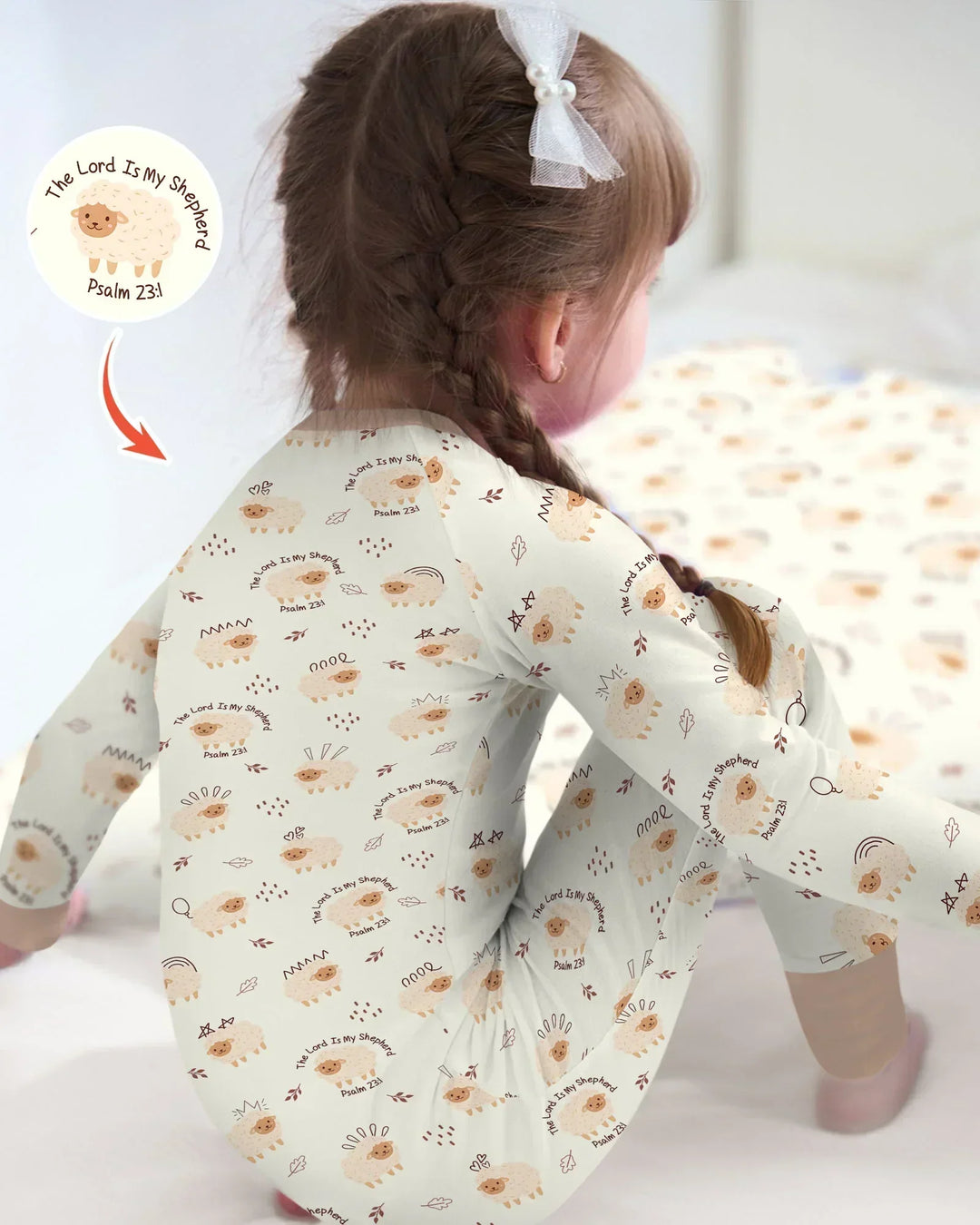 Gerippte Babykleidung mit individuellem Foto - Weich &amp; Skizzenhaft