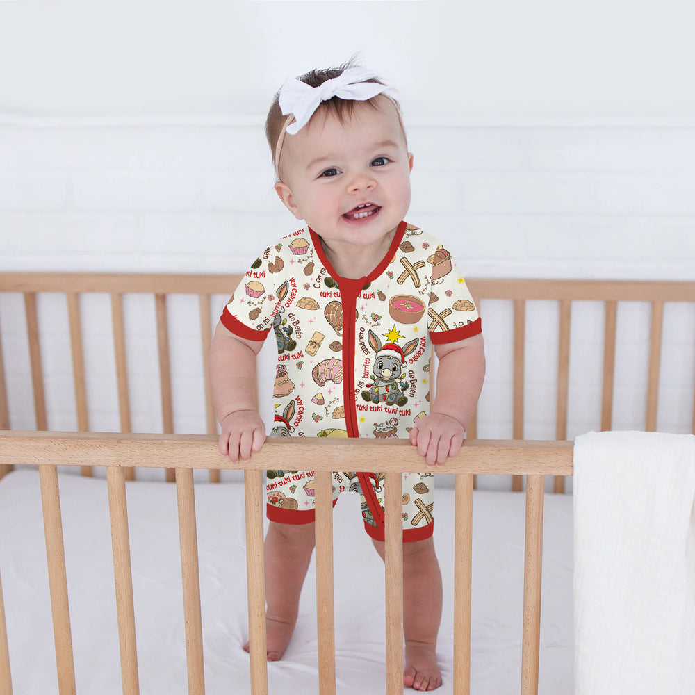 Feliz Navidad Shorty Zippy , Feliz Navidad Shorty Zippy - 0-3M