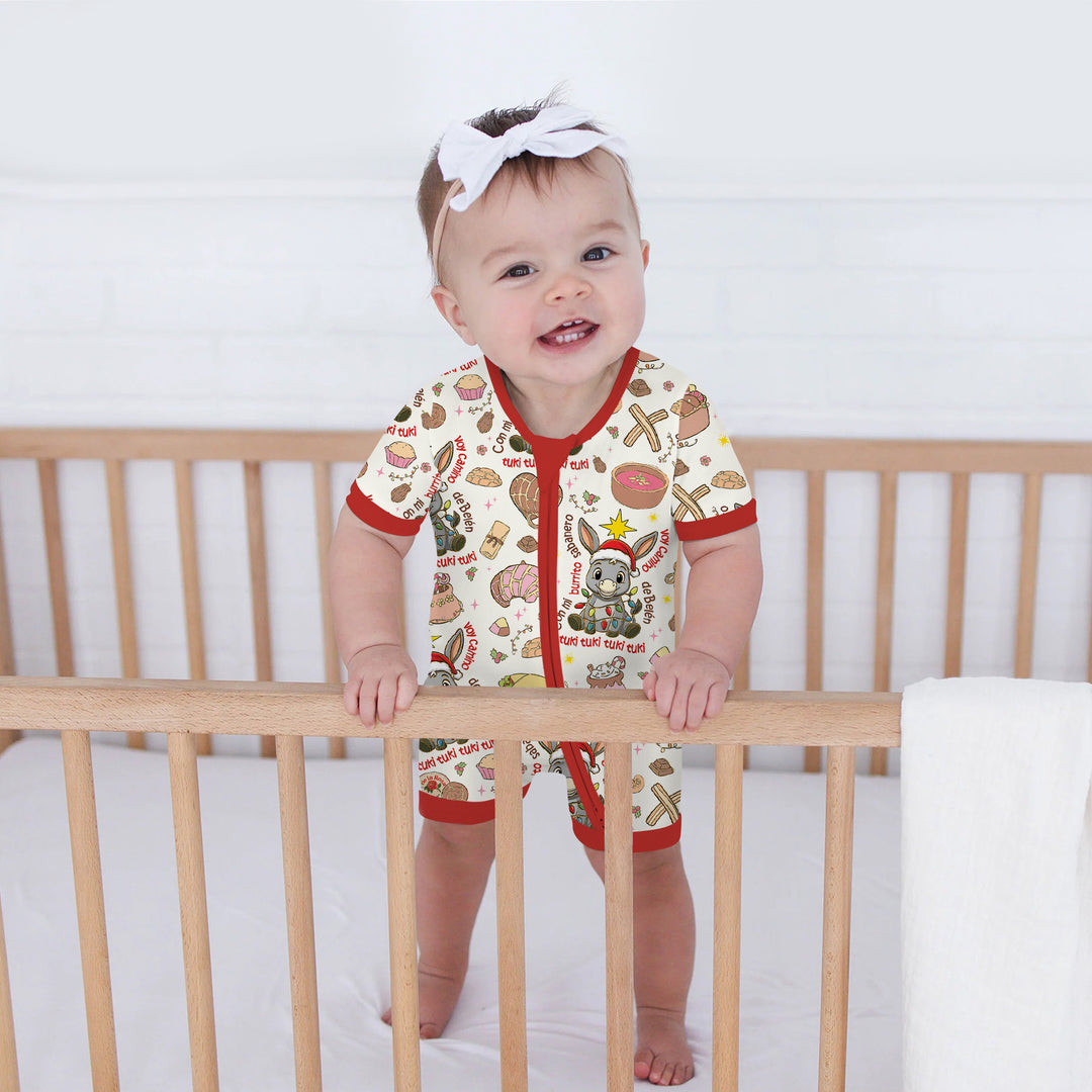 Feliz Navidad Shorty Zippy , Feliz Navidad Shorty Zippy - 0-3M