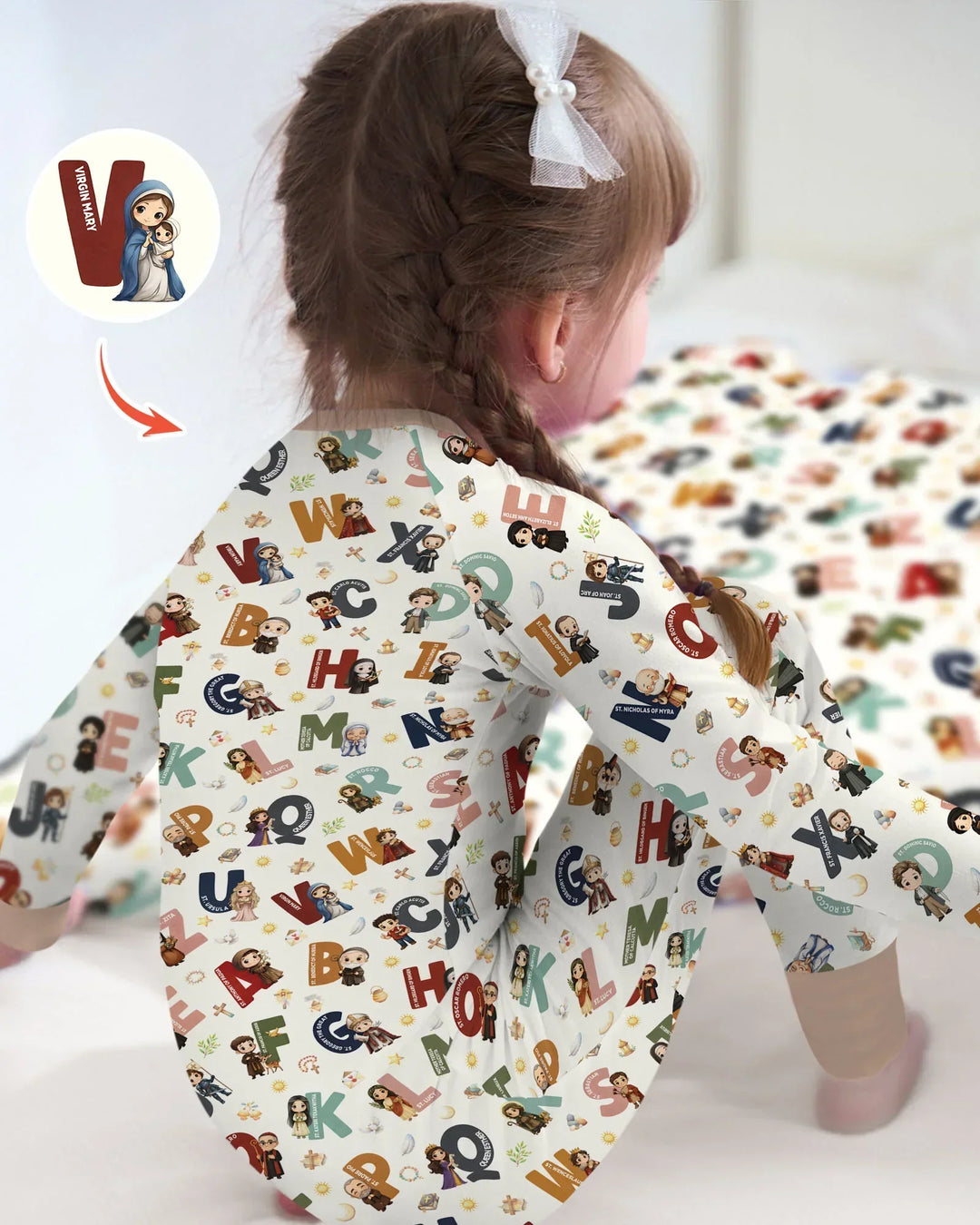 Catholic Saint ABCs Convertible Zippy