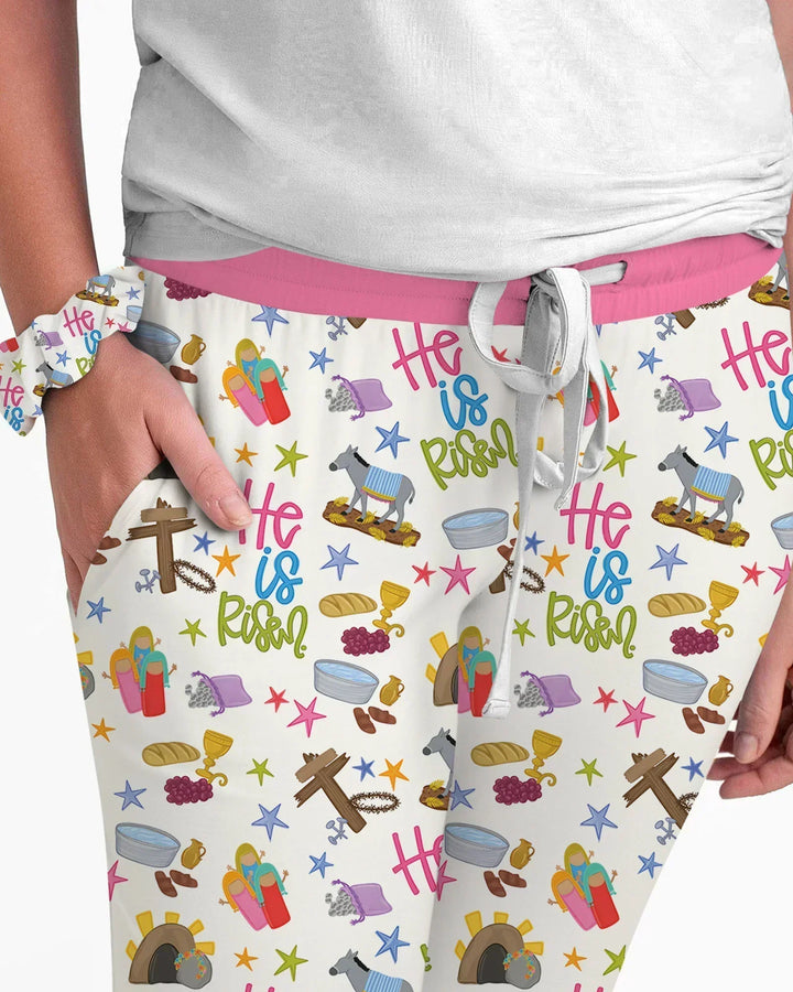Bible Story Easter Family Matching Women Pajama Set