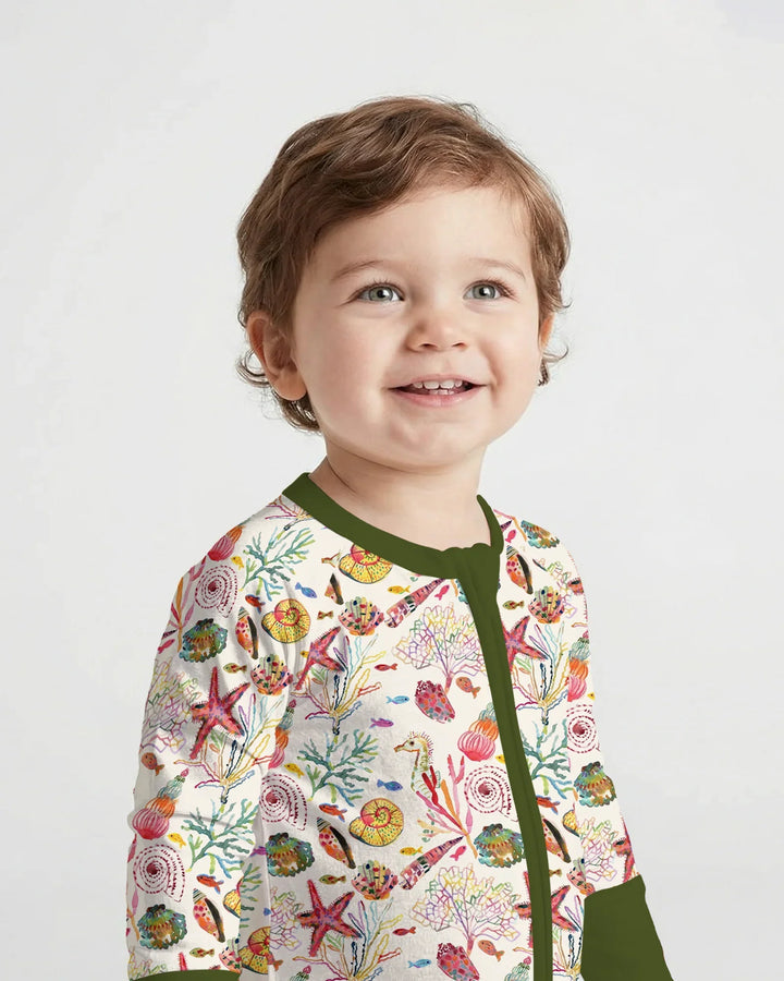 Tropical Reef Whimsy Bamboo Convertible Zippy