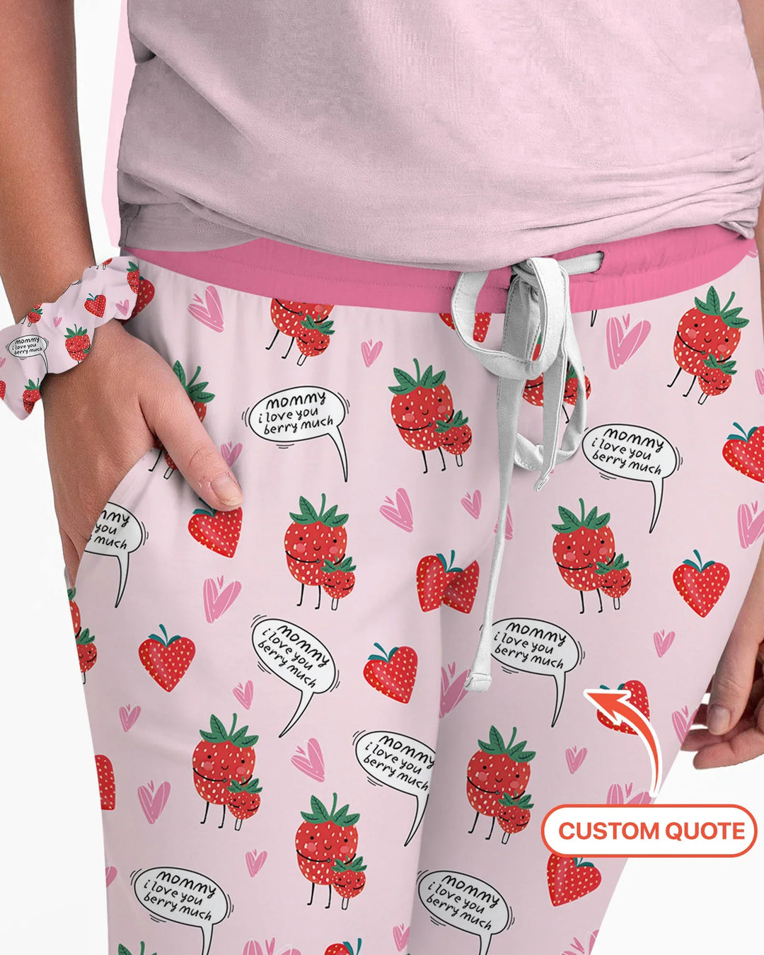 I love you berry much Women Pajama Set