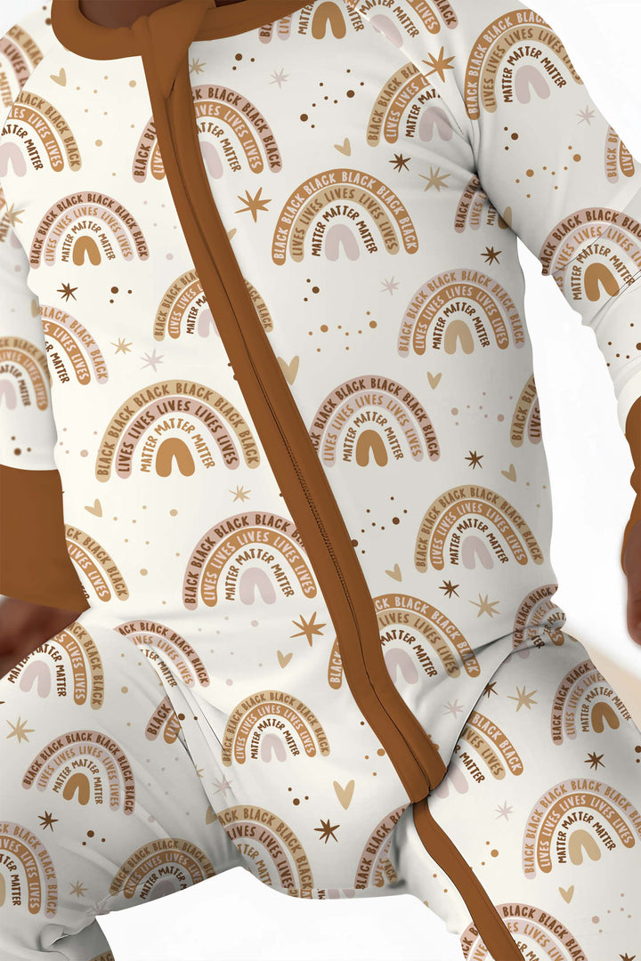 Back Lives Matter Rainbow Convertible Zippy