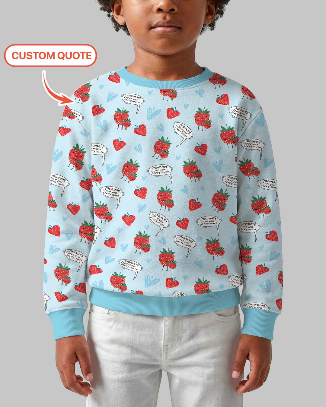 I love you berry much Crewneck Sweatshirt
