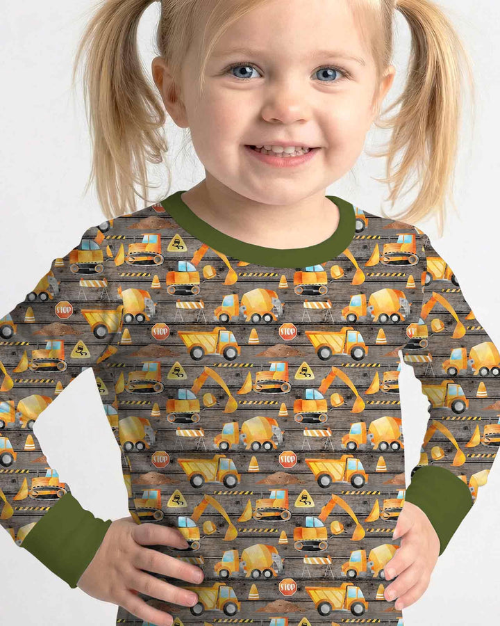 Conjunto de pijama de dos piezas de bambú con mangas largas, plantilla PERSONALIZADA