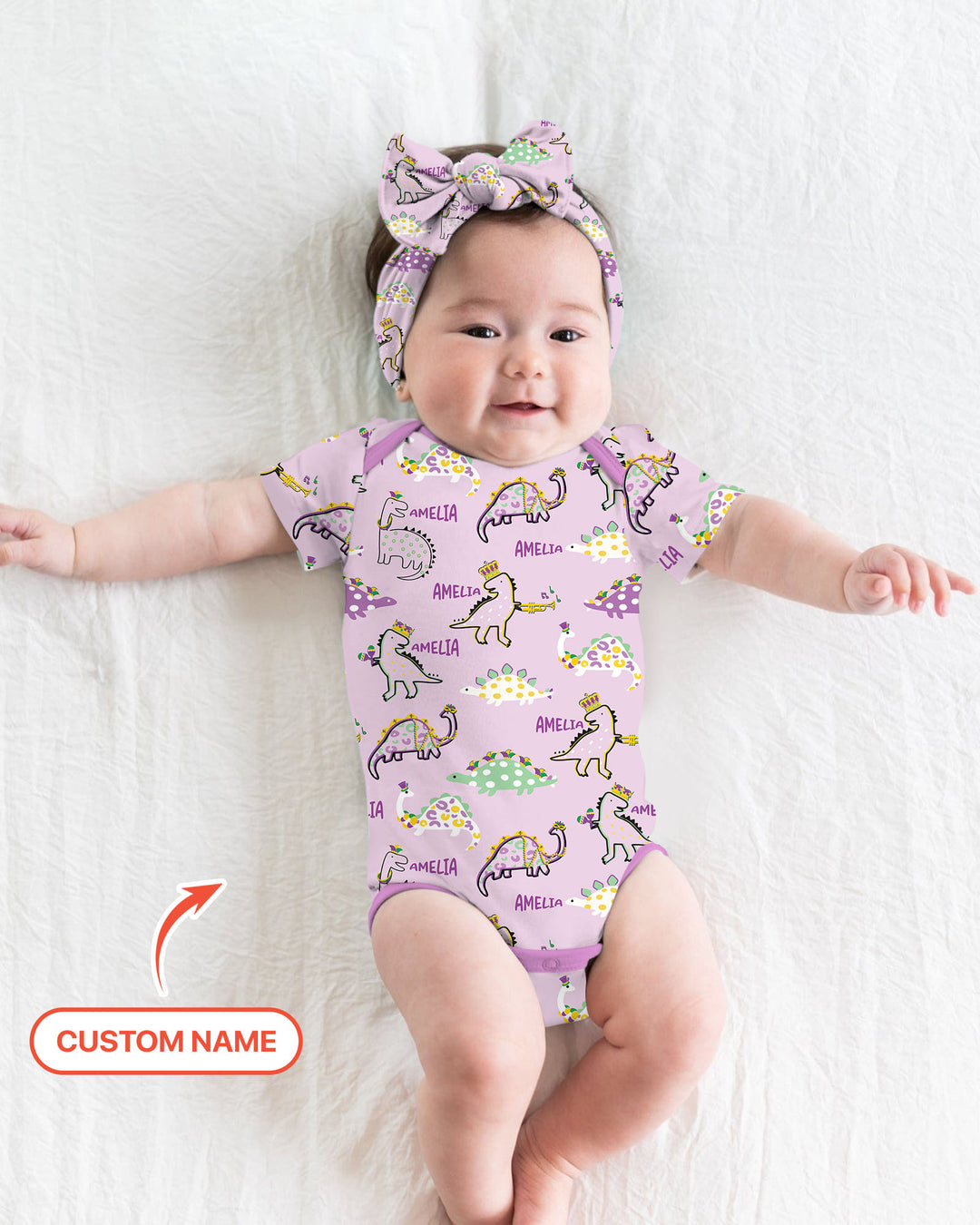 Gerippte Babykleidung mit individuellem Foto - Weich &amp; Skizzenhaft