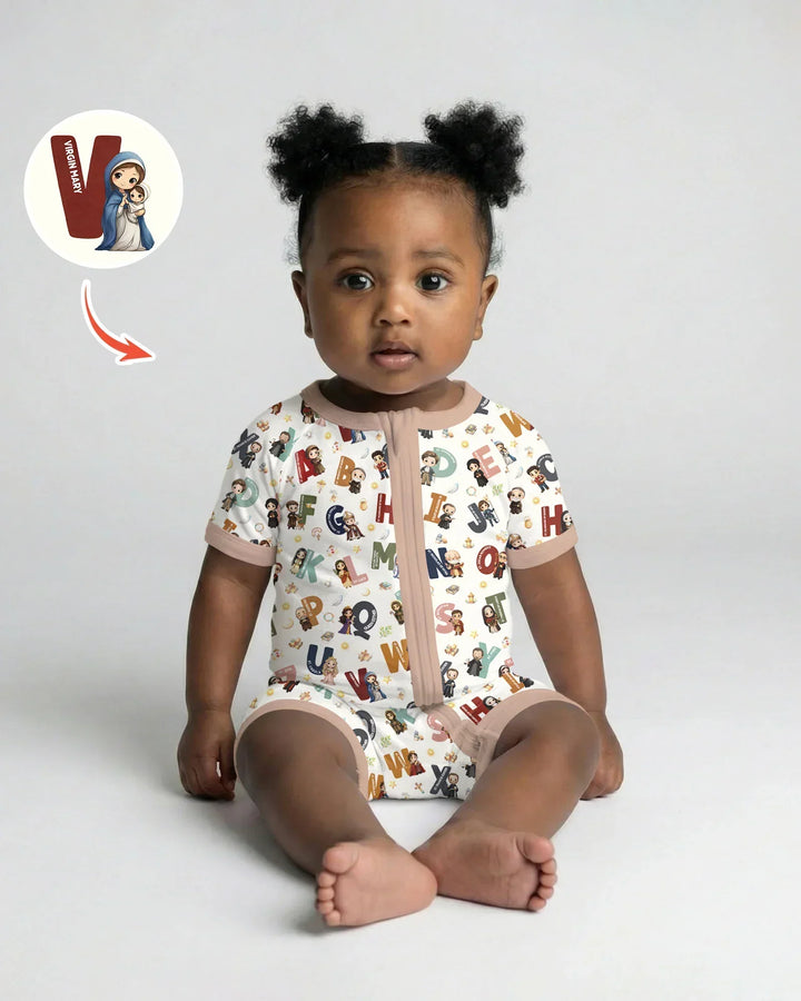 Catholic Saint ABCs Shorty Zippy