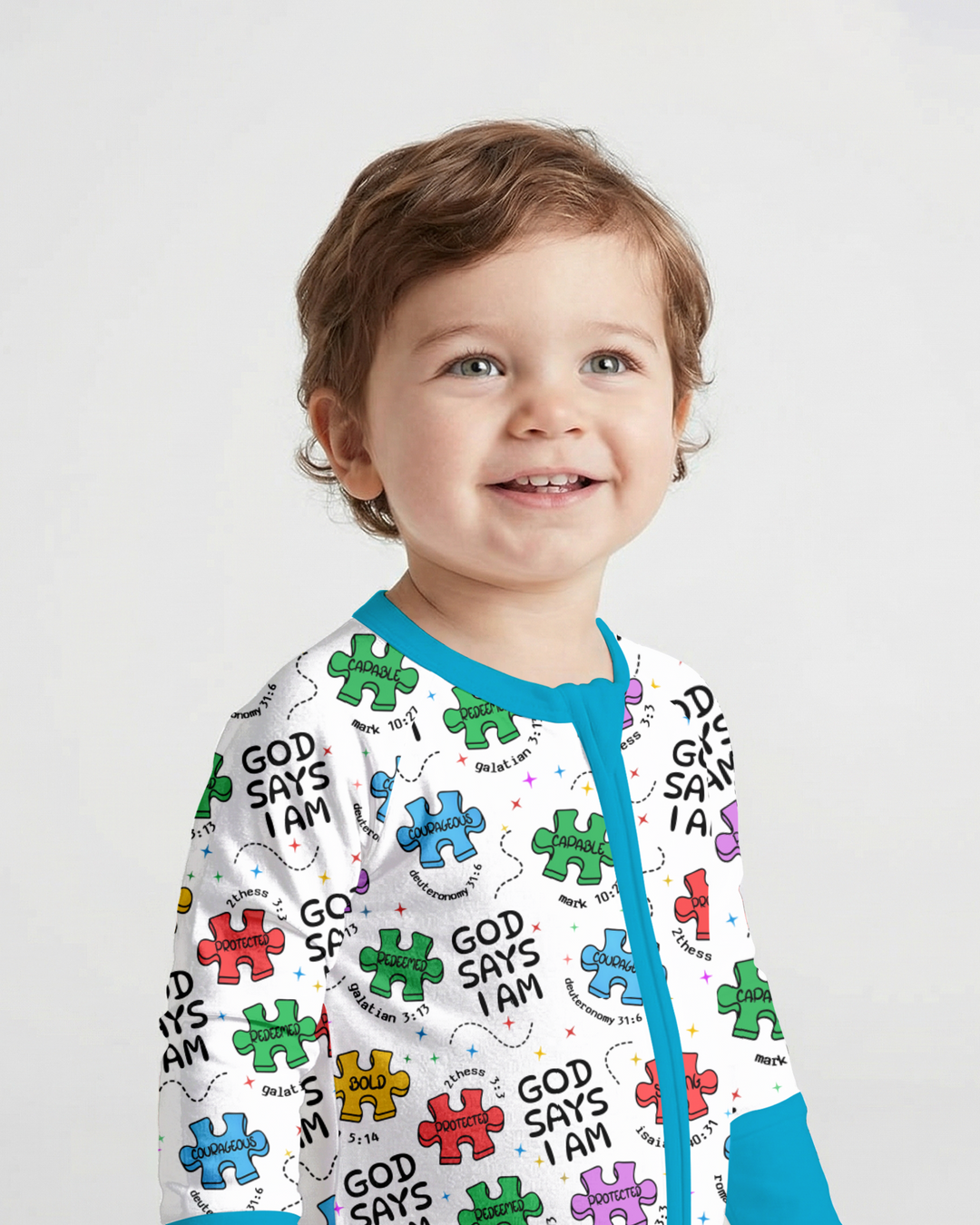 Gerippte Babykleidung mit individuellem Foto - Weich &amp; Skizzenhaft