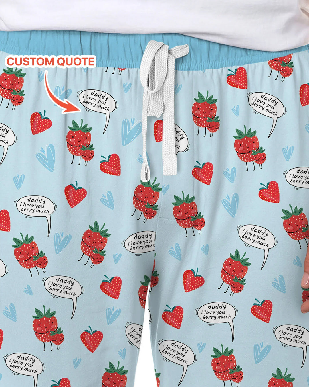 I love you berry much Men's Pajama Set