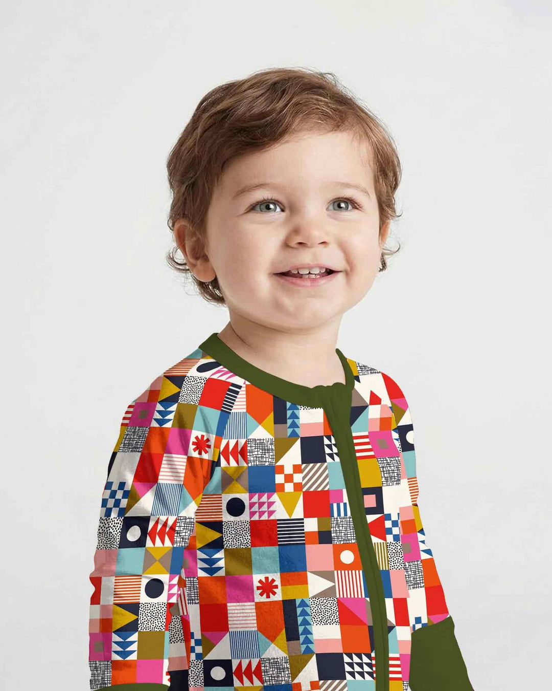 Gerippte Babykleidung mit individuellem Foto - Weich &amp; Skizzenhaft