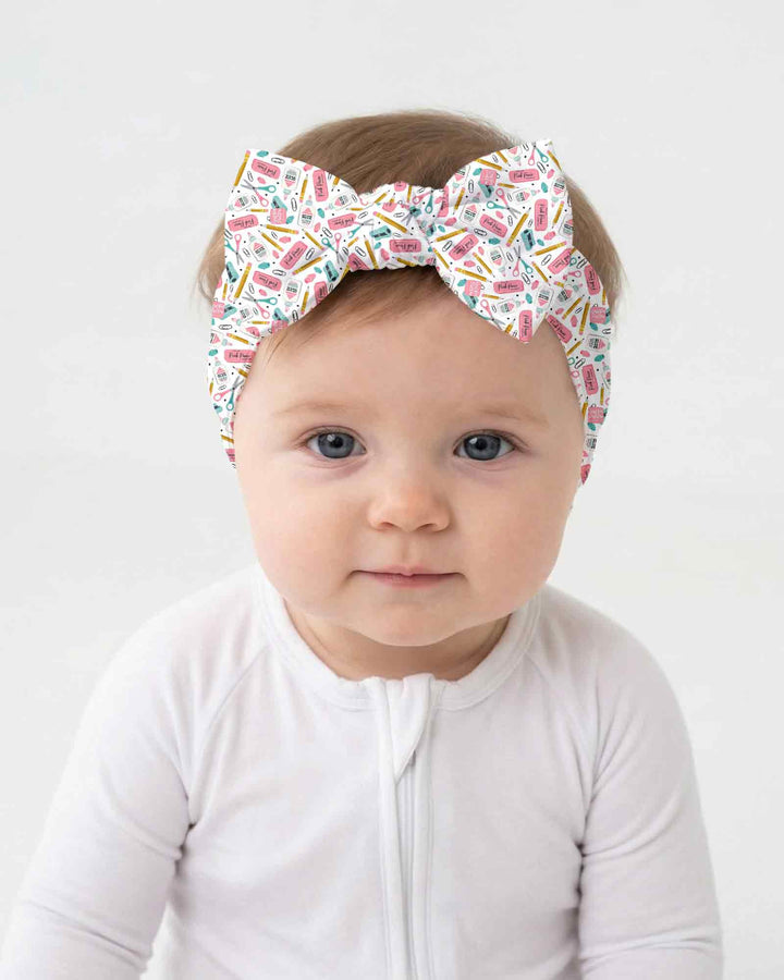 Pink Power School Supplies Headband