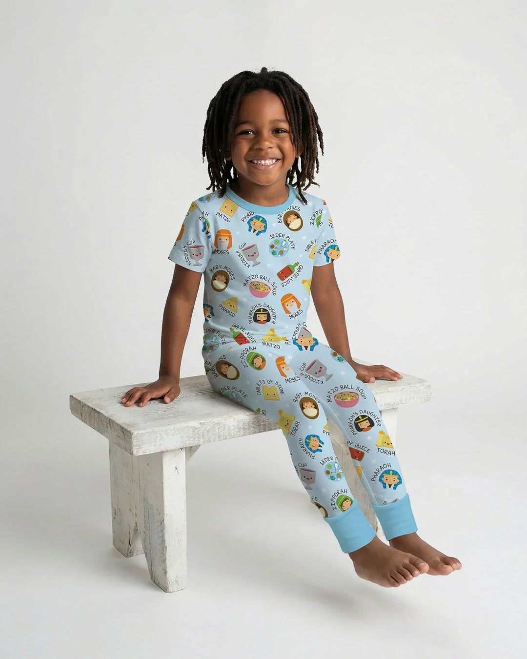 Zweiteiliges, kurzärmliges Pyjama-Set mit Marienkäfern