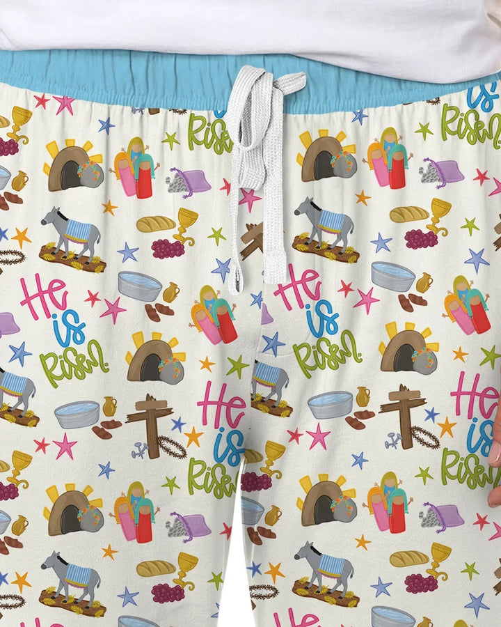 Bible Story Easter Family Matching Men's Pajama Set