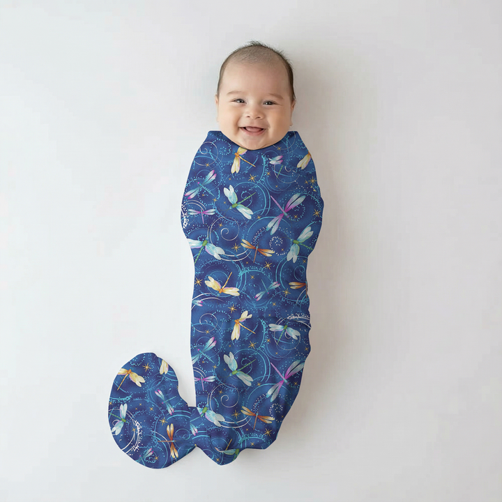 Moonlit Wings Swaddle Blanket