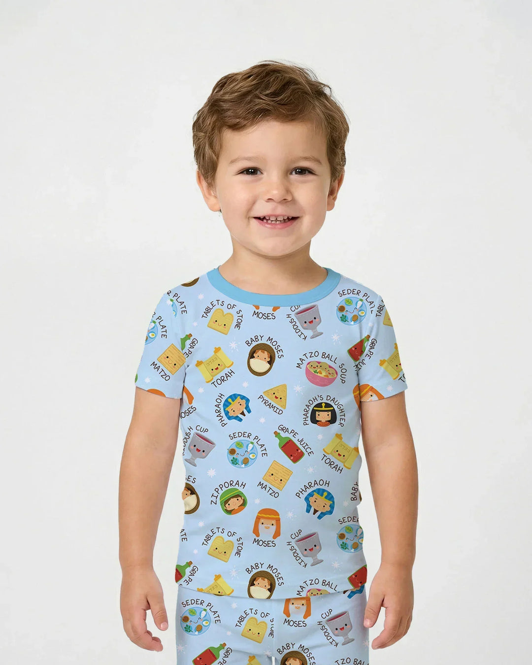 Zweiteiliges, kurzärmliges Pyjama-Set mit Marienkäfern