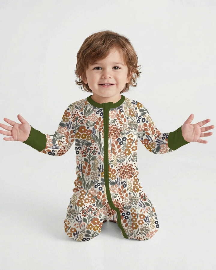 Autumn Meadow Botanicals Saco de Dormir Bamboo Convertible con Cremallera