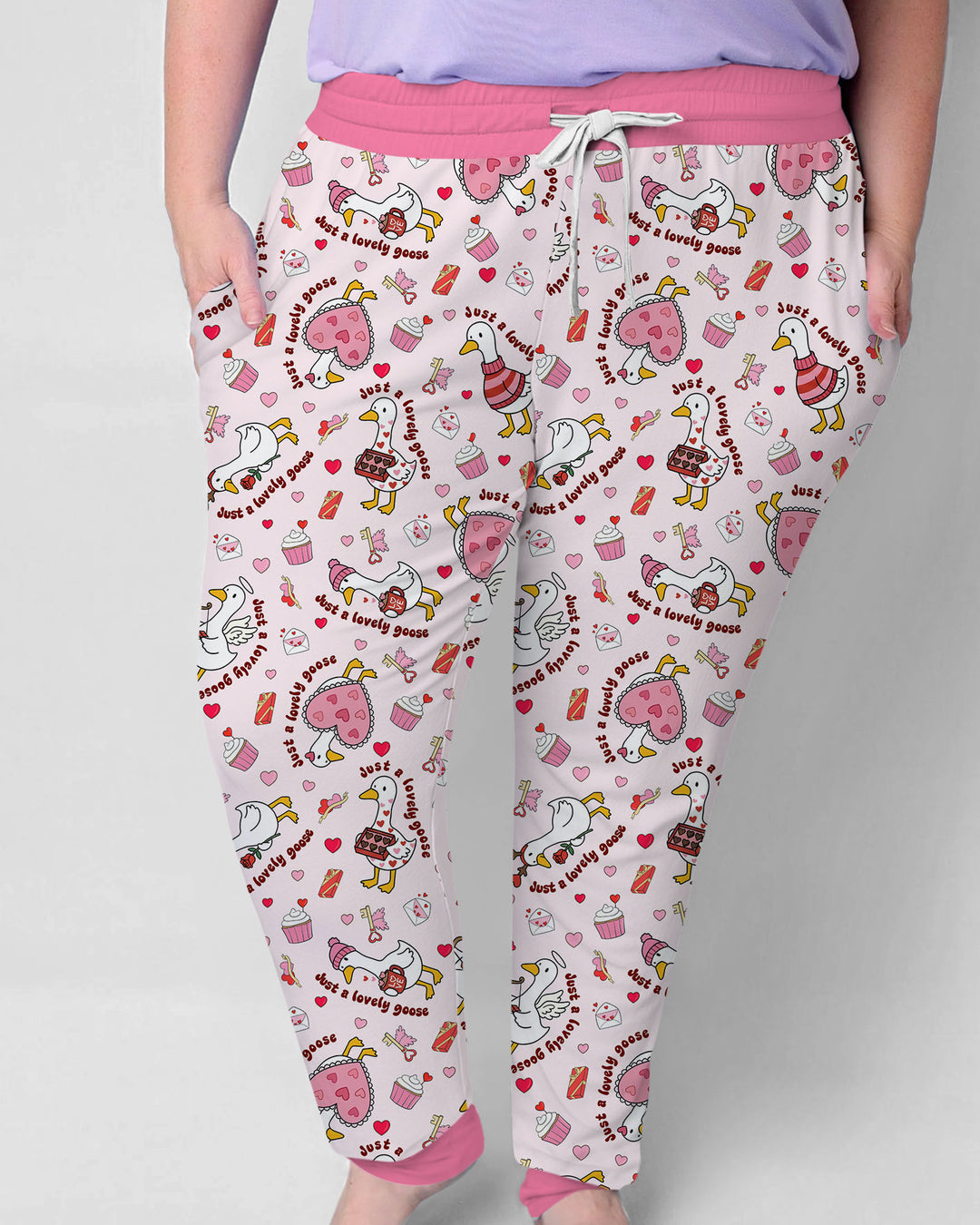 Valentine Silly Goose Women Pajama Set