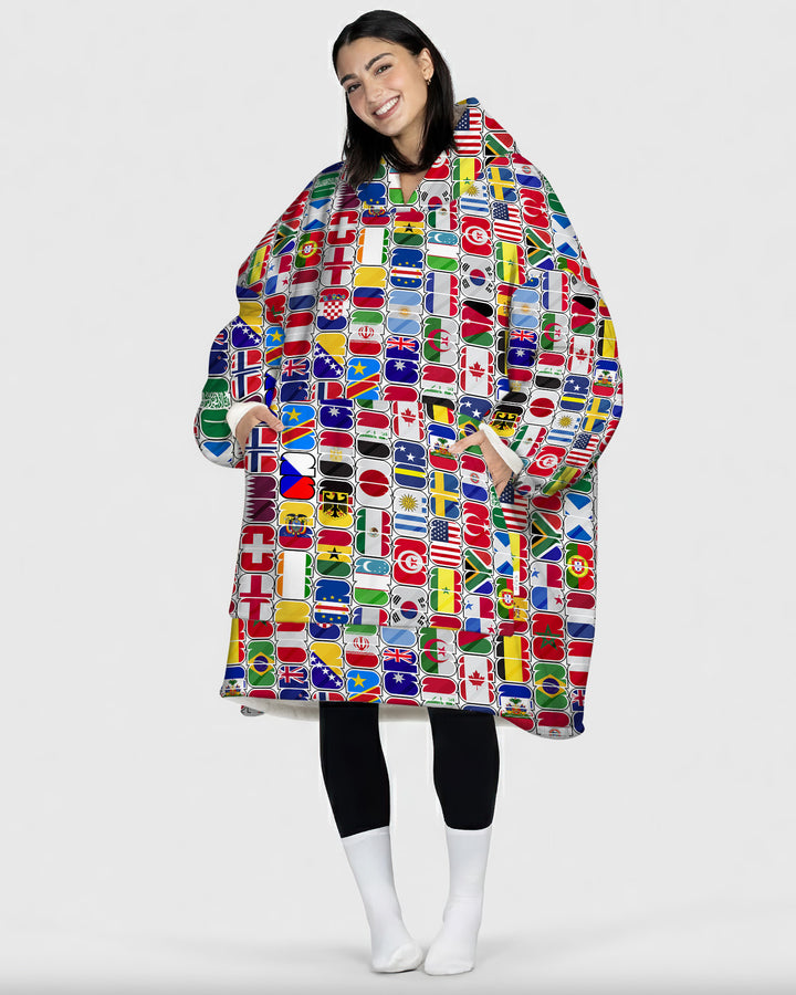 We Are 26 Family Matching Bamboo Blanket Hoodie
