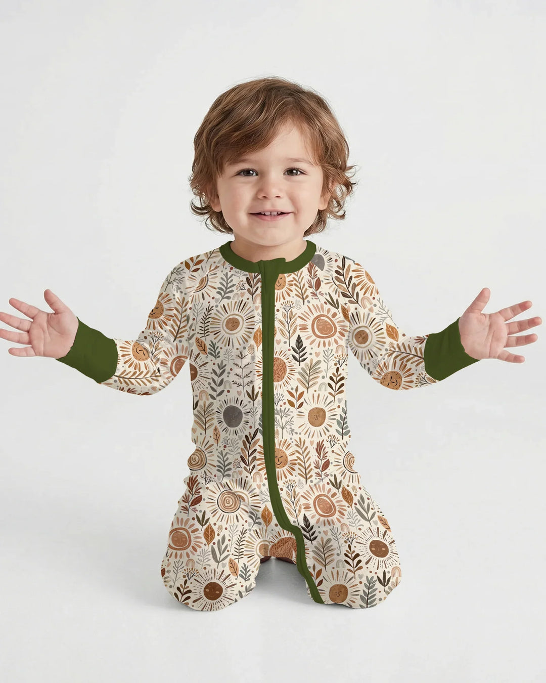 Gerippte Babykleidung mit individuellem Foto - Weich &amp; Skizzenhaft