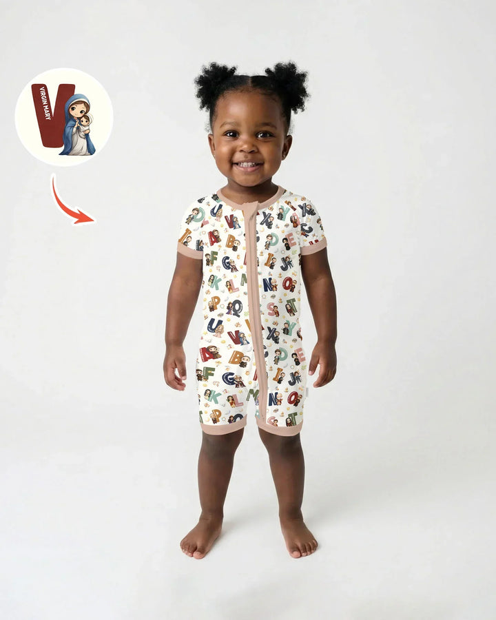 Catholic Saint ABCs Shorty Zippy