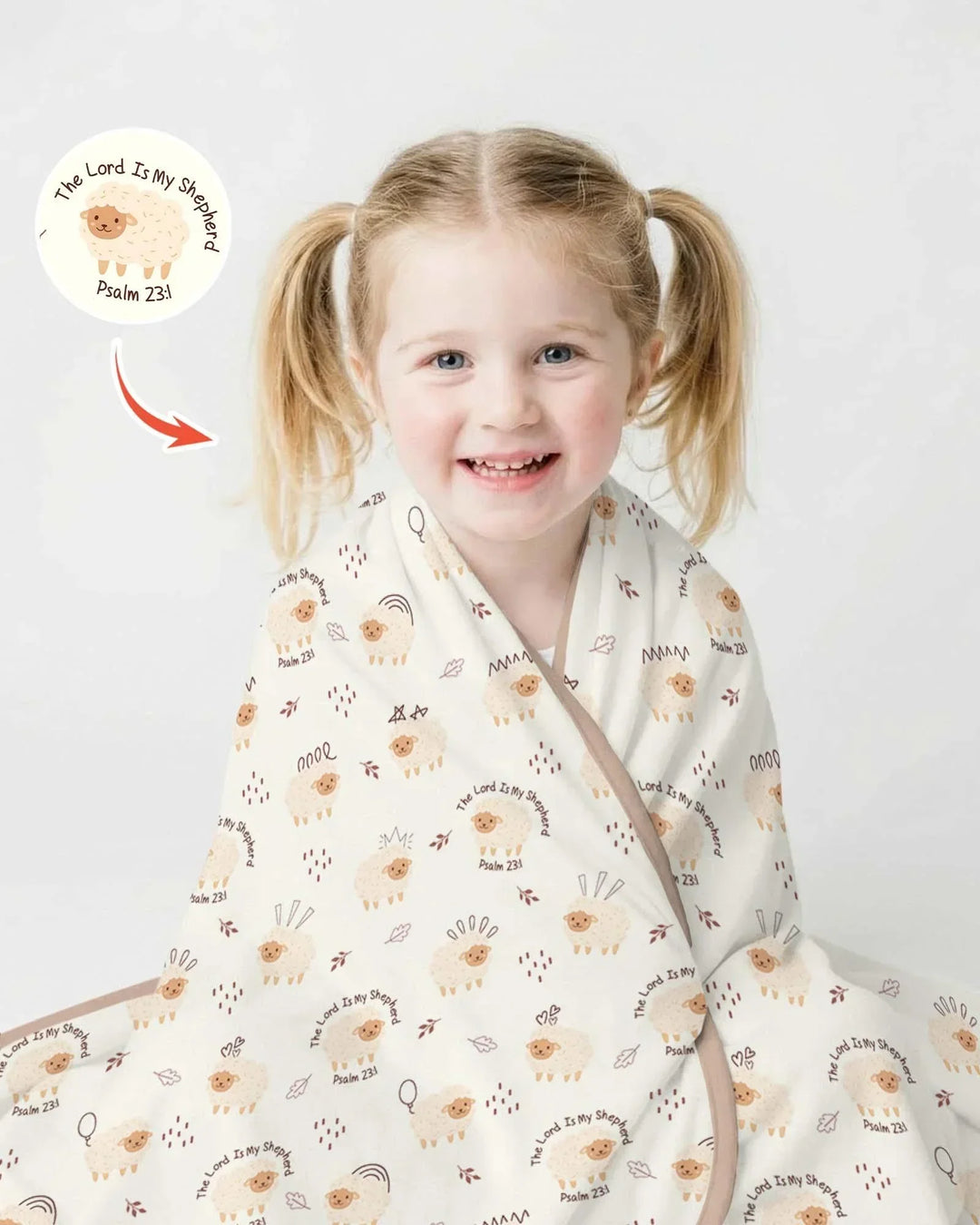 The Lord Is My Shepherd Baby Blanket