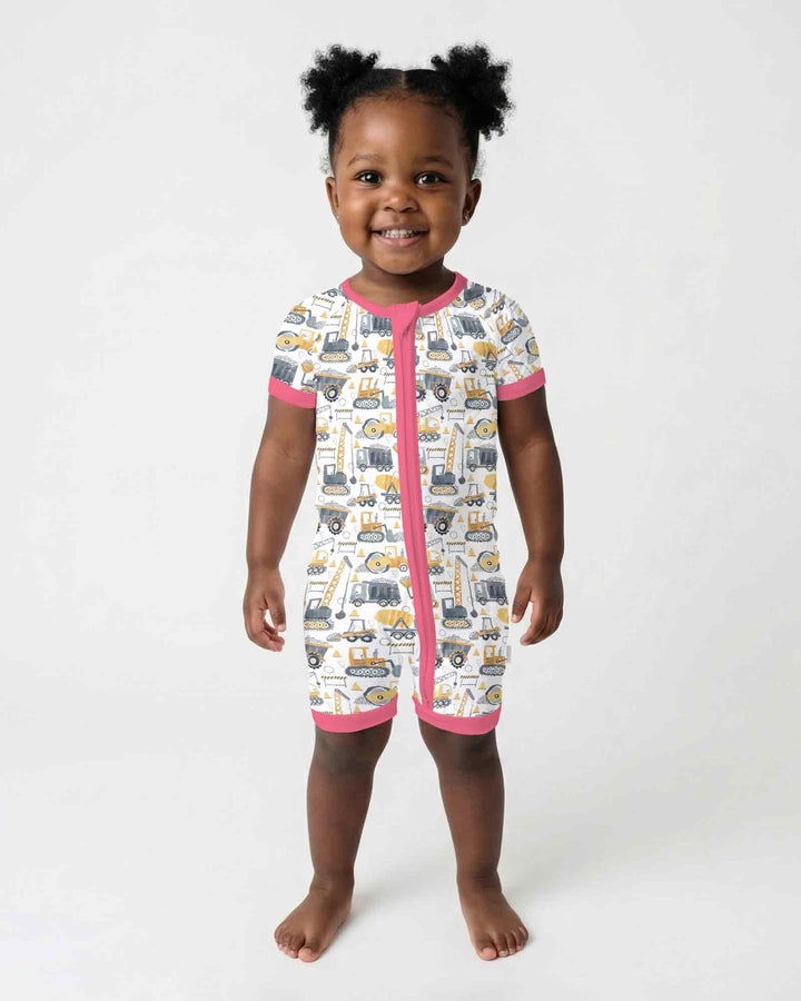 Construction Crew Bamboo Shorty Zippy