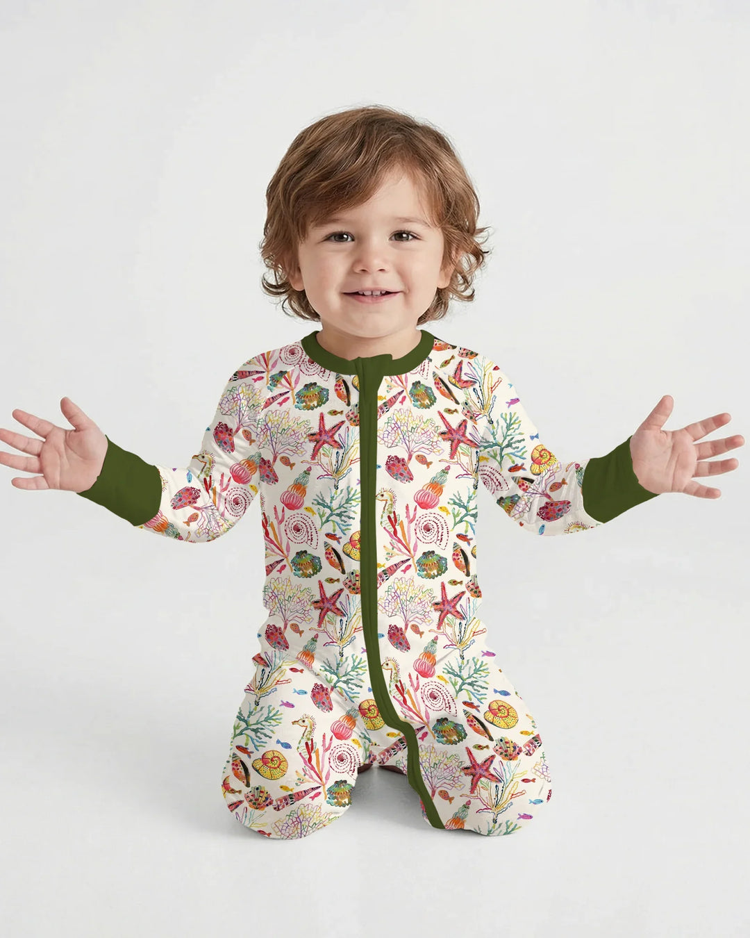 Tropical Reef Whimsy Bamboo Convertible Zippy