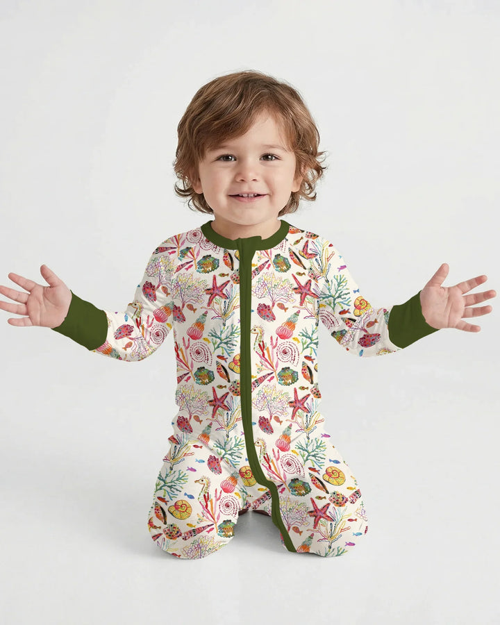Tropical Reef Whimsy Bamboo Convertible Zippy