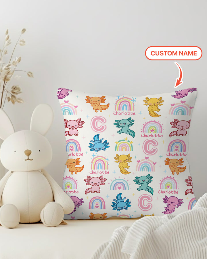 Axololt Custom Name Pillow Case