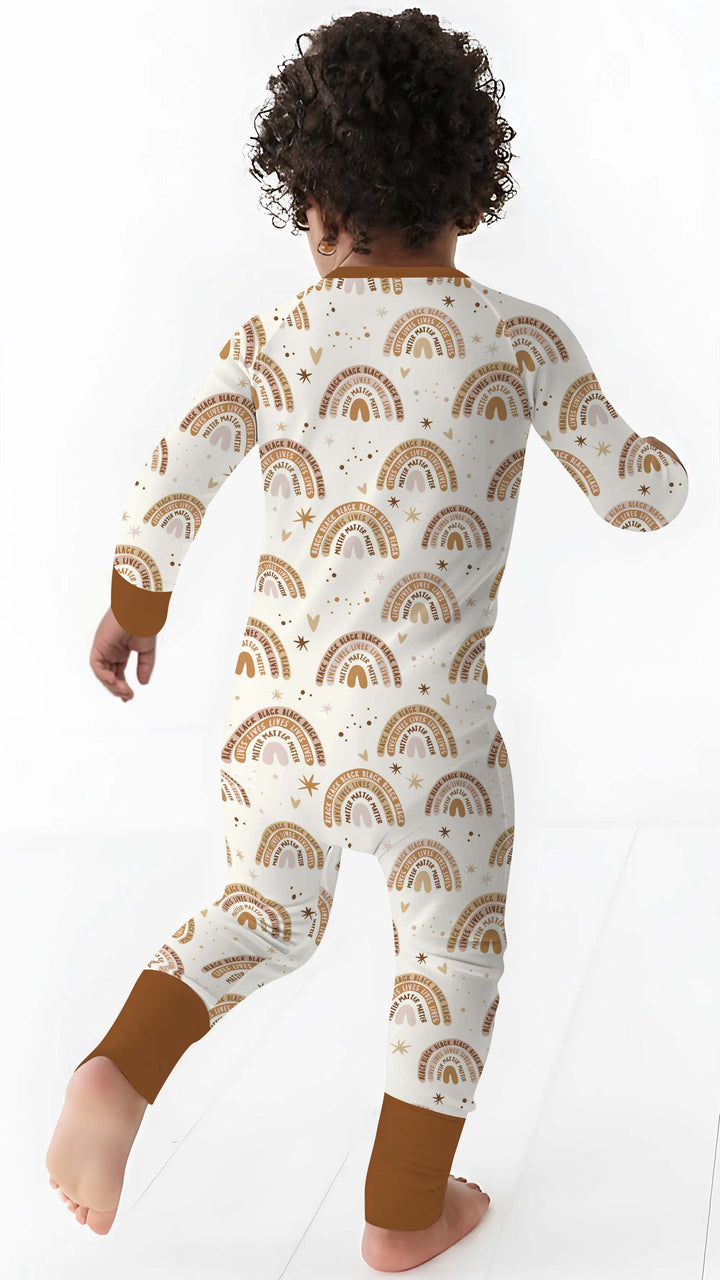 Back Lives Matter Rainbow Convertible Zippy