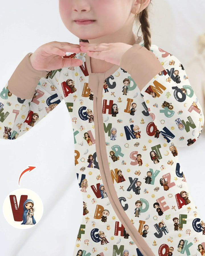 Catholic Saint ABCs Convertible Zippy