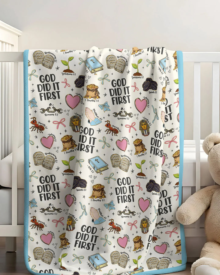 God Did It First Blanket