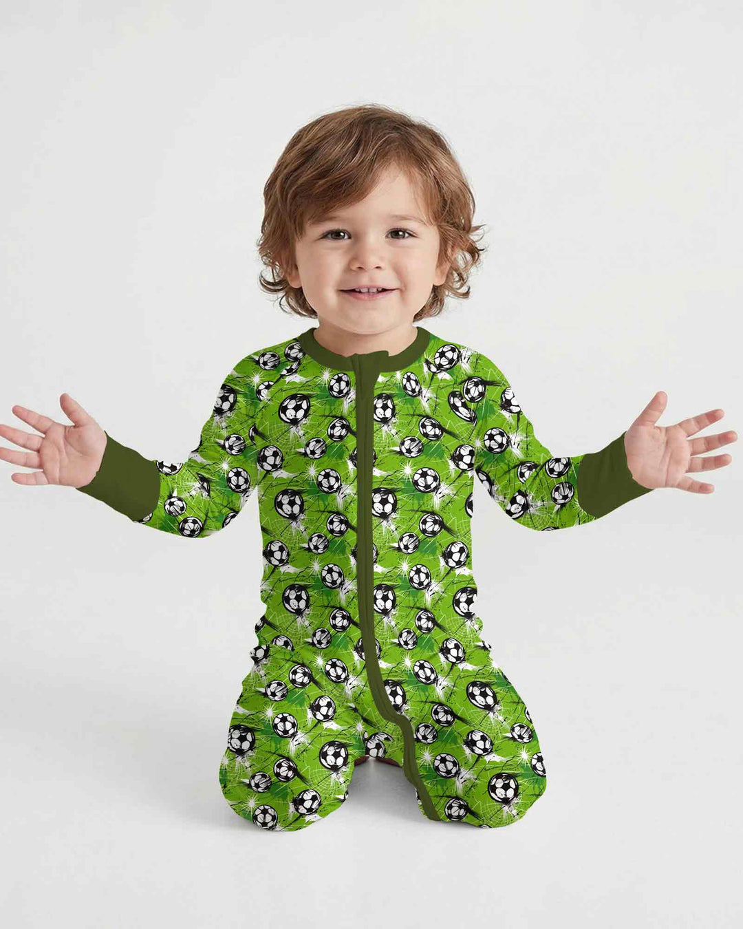 Green Soccer Energy Bamboo Convertible Zippy