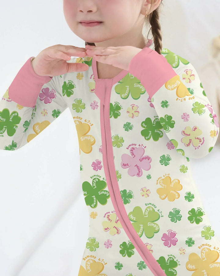 Shamrocks Print St. Patrick's Day Convertible Zippy