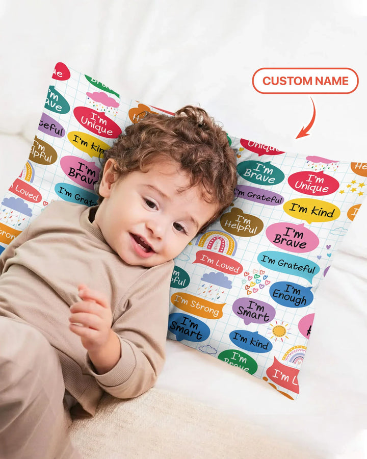 Personalized I'm Kind I'm Brave Pillow Case