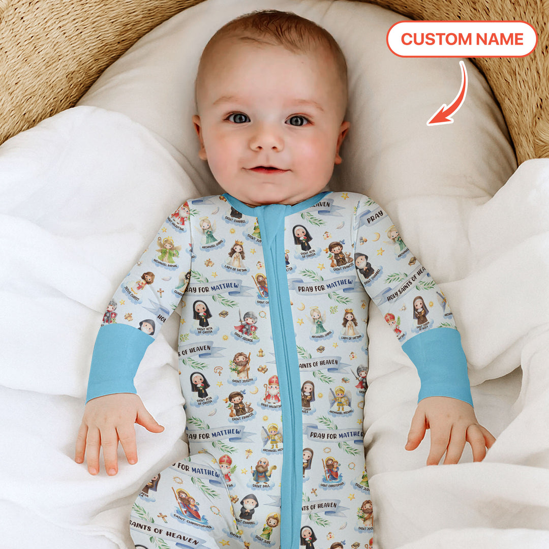 Holy Saints of Heaven Custom Name Convertible Zippy