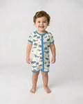 Pijama corto de bambú a juego para papá y yo de Wide Awake
