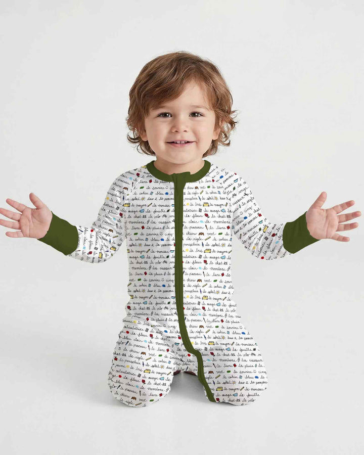 French Classroom Notes Bamboo Convertible Zippy
