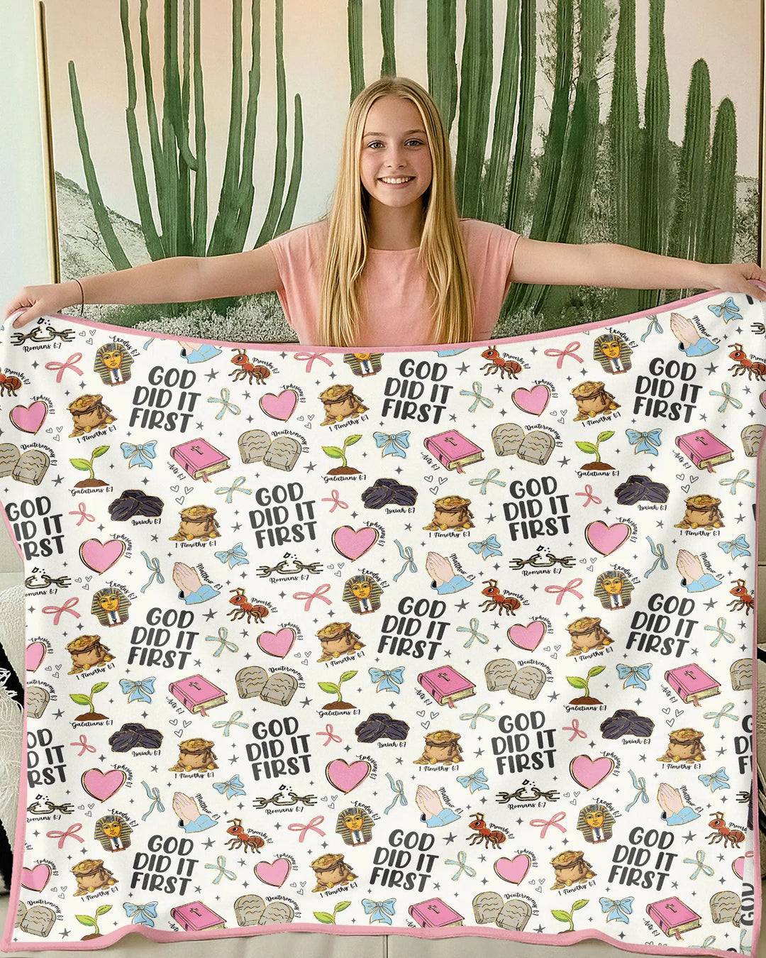 God Did It First Blanket