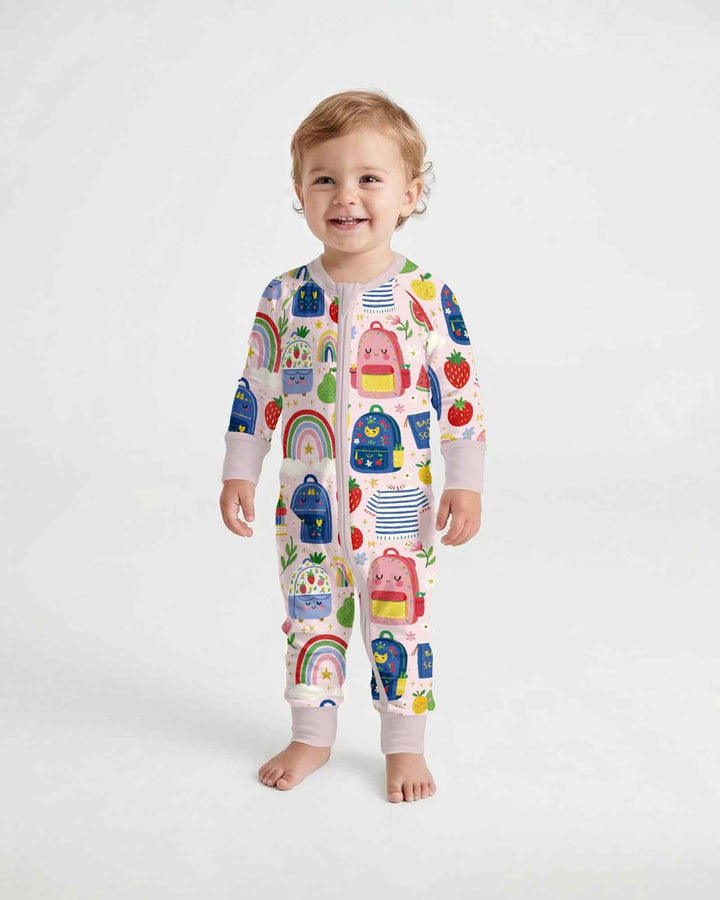 Sweet Rainbow School Adventure Bamboo Convertible Zippy