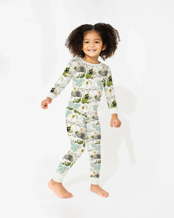 He Is Risen Two Piece Long Sleeve Pajama Set