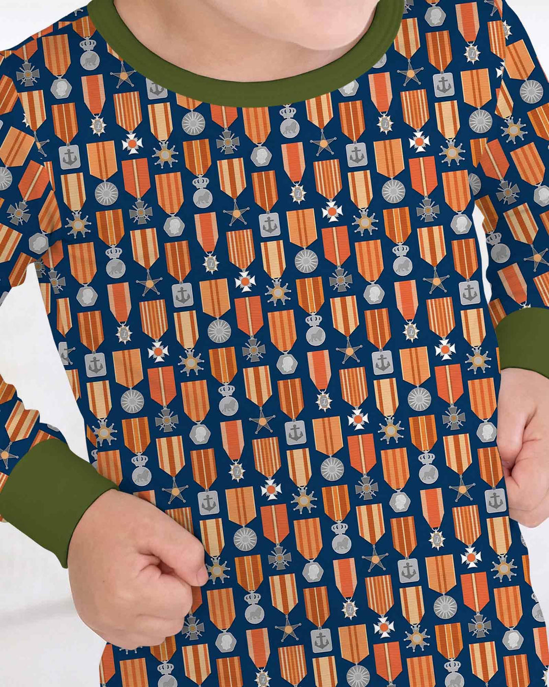 Little Hero Bamboo Two Piece Long Sleeve Pajama Set