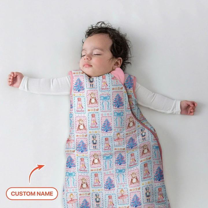 Custom Name Nutcracker Wonderland Sleep Bag