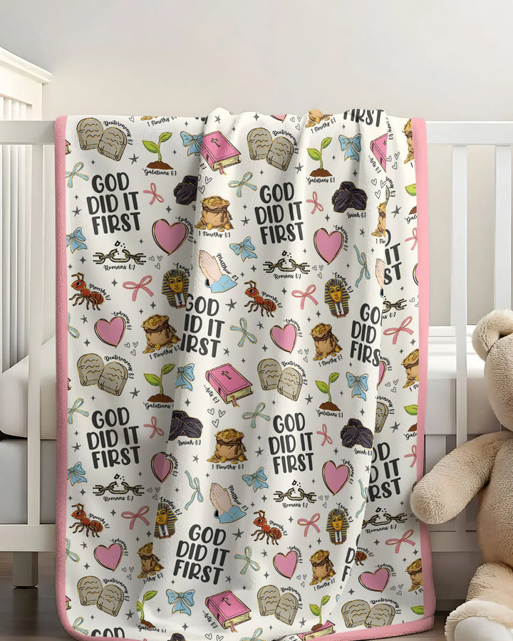 God Did It First Blanket