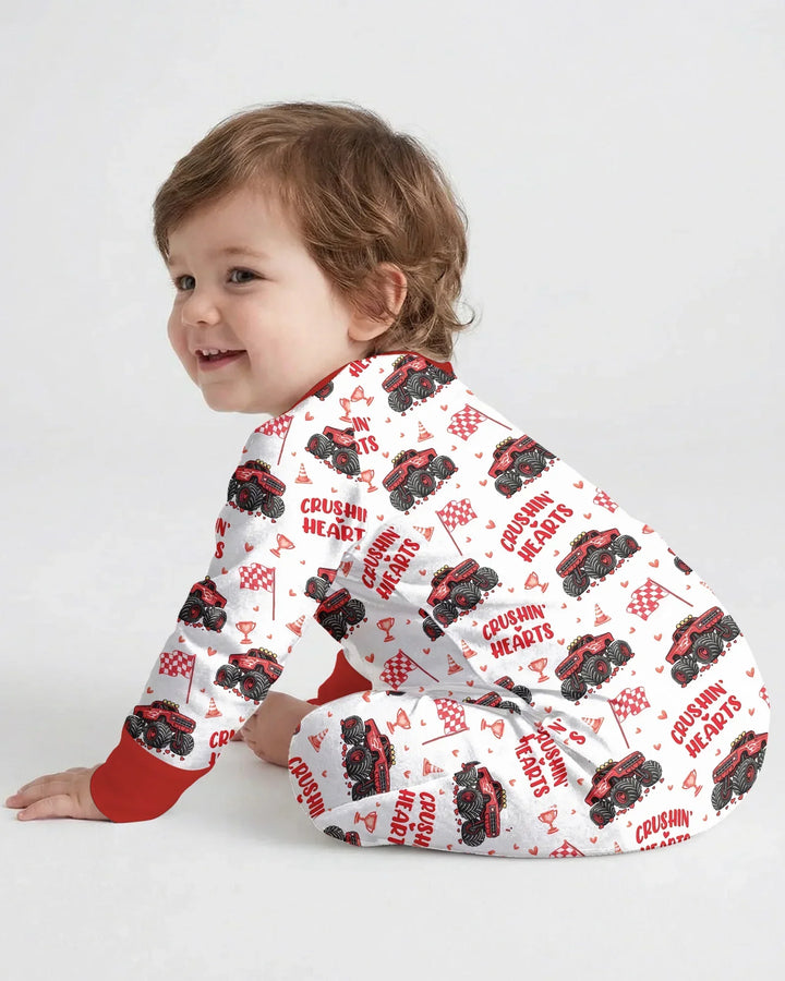 Gerippte Babykleidung mit individuellem Foto - Weich &amp; Skizzenhaft